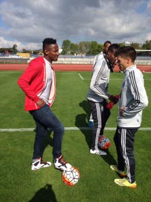Romell Quioto y su día en las instalaciones del Vancouver Whitecaps