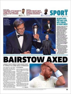 Lo que dicen las portadas del mundo sobre el 'The Best' conquistado por Messi