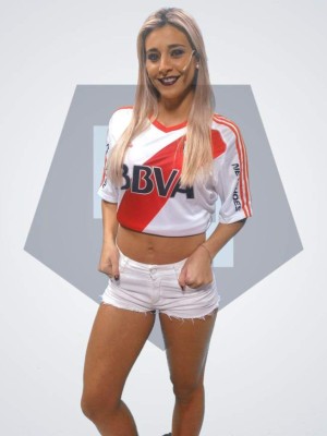 Sol Pérez, la sexi argentina que calienta el River-Boca en la final de Libertadores