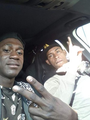 FOTOS: Así disfruta Brayan Laboriel con los jugadores del América de México