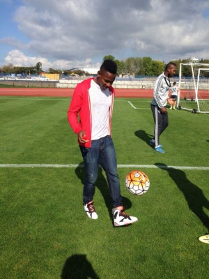Romell Quioto y su día en las instalaciones del Vancouver Whitecaps