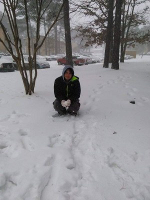 Fotos: Así viven hondureños la gran nevada en Estados Unidos