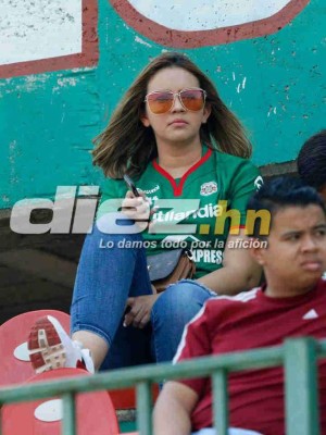 ¡Bellísimas! El Clásico entre Marathón y Real España se llena de lindas chicas