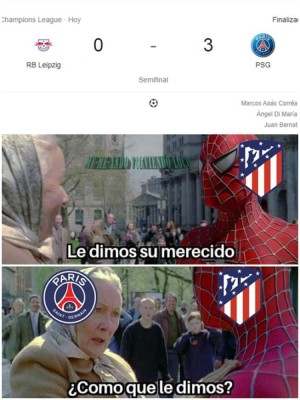 Los crueles memes que dejó la clasificación del PSG a su primera final de la Champions