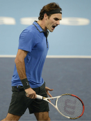 Del Potro se consagró venciendo a Federer en Basilea.