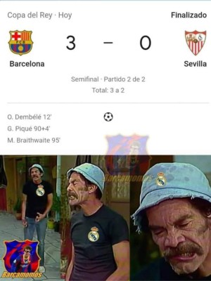 Memes: Messi, 'Súper' Braithwaite y el VAR son protagonistas de los otras burlas de la remontada del Barcelona