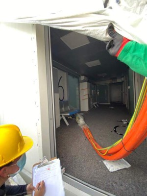 Desde adentro: Así se ven los dos hospitales móviles que llegaron a Honduras