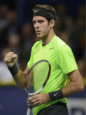 Del Potro se consagró venciendo a Federer en Basilea.