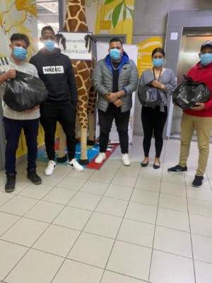 Romell Quioto y su gesto solidario en Tegucigalpa en vísperas de la Navidad