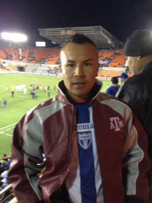 'Hondureños en el BBVA Compass de Houston'