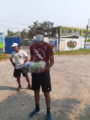 La Asociación de Futbolistas cumple con entrega de víveres para jugadores de Real de Minas, Vida y Victoria