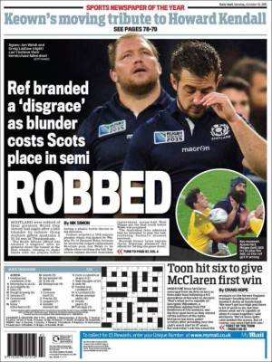 Las portadas deportivas en el mundo de este lunes 19 de octubre