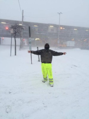 Fotos: Así viven hondureños la gran nevada en Estados Unidos