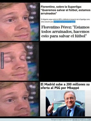 Real Madrid no pudo fichar a Mbappé y burlas al Barcelona: Los memes del mercado de fichajes