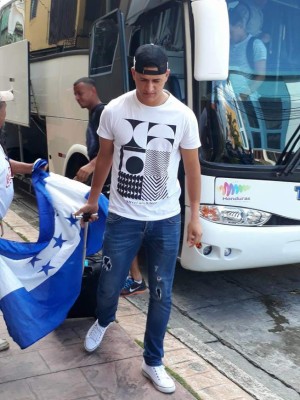 Curiosos looks de los jugadores de la Selección al llegar a San Pedro Sula