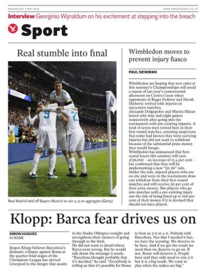 Las portadas sobre el pase a la final del Real: Así, así, así se clasifica el Madrid