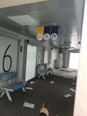 Desde adentro: Así se ven los dos hospitales móviles que llegaron a Honduras