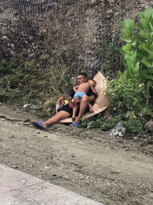 Las fotos más impactantes de los hondureños en la caravana de migrantes