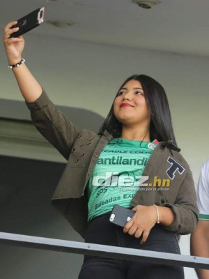 Las bellezas que adornan el estadio Nacional de Tegucigalpa en el Olimpia-Marathón