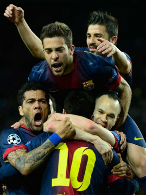 Barcelona logra una espectacular remontada ante Milan