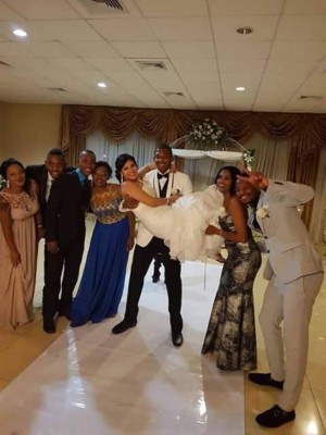 Las imágenes de la boda del portero Luis 'Buba' López