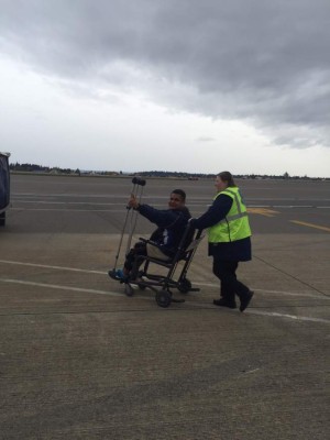 FOTOS: Conocé a Walter, uno de los aficionados más fieles a la Selección de Honduras