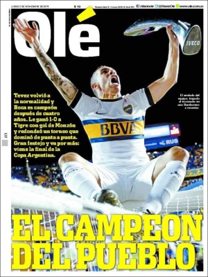 Las portadas deportivas de este lunes 02 de noviembre en el mundo