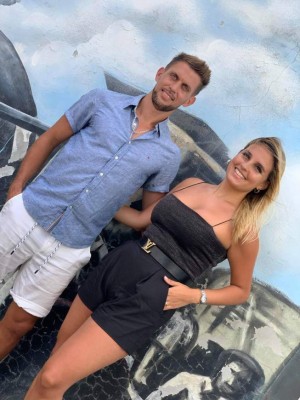 Baleadas, retos y amor por otro equipo: Las revelaciones de Guillermo Chavasco y su hermosa novia en La Ceiba
