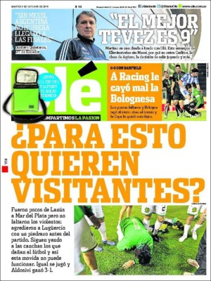 Las portadas deportivas más importantes por el mundo