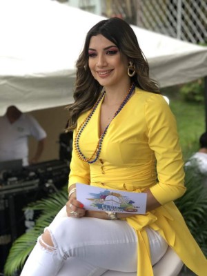 FOTOS: Así es Astrid Erazo, la fanática número uno del Olimpia y una belleza de la televisión