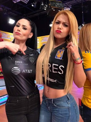 Rubí González, la bella presententadora mexicana aficionada al Monterrey