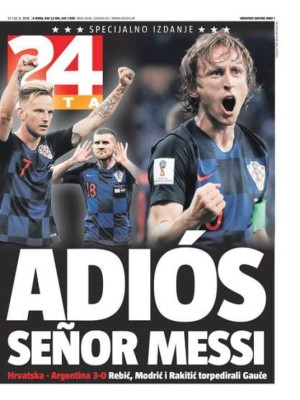 Medio español defiende a Messi tras papelón de Argentina ante Croacia