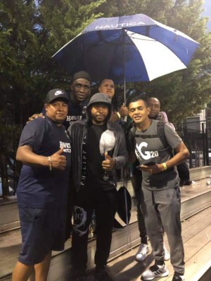 Futbolistas hondureños que participaron en la Copa Mariachi en Estados Unidos