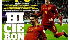 La paliza de España a Costa Rica se ubicó entre el top 5 de las mayores goleadas en la historia de los mundiales.