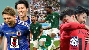 Seis selecciones representan a Asia en el mundial de 2022: Qatar, Corea del Sur, Japón, Australia, Irán y Arabia Saudita.
