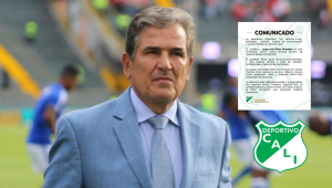 Jorge Luis Pinto fue anunciado como nuevo entrenador del Deportivo Cali de la primera división de Colombia.
