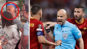 VIDEO: Aficionados de la Roma agreden al árbitro Anthony Taylor luego de perder la final de Europa League ante Sevilla
