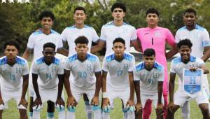 Esta es la Selección de Honduras que está participando en el torneo sub-19 UNCAF-FIFA Forward. Foto: @LaHSomosTodos