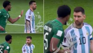 Al-Bulayhi fue a buscar a Messi para decirle que no iban a ganar el partido y el argentino reaccionó riendo.