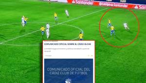 Escándalo en España: el Cádiz del Choco Lozano impugna el partido del Elche tras encajar gol en fuera de lugar