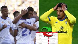 El Cádiz y Choco Lozano, a punto de descender: así quedó la tabla de posiciones en España tras empatar contra el Real Madrid