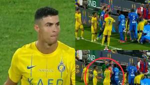 Cristiano Ronaldo soltó un codazo y salió expulsado: así fue la agresión de CR7 en la derrota del Al Nassr ante el Al Hilal