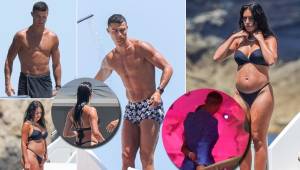 Cristiano Ronaldo y su hermosa novia se relajan juntos luego de pasar un tiempo con sus hijos en Mallorca. (Fotos cortesía Splash)