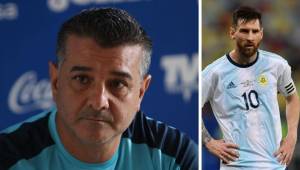 Diego Vázquez asegura que aún no tiene el sistema para frenar a Messi en el amistoso de Honduras ante Argentina.