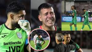 TRISTEZA VERDOLAGA: así fueron captados los jugadores del Marathón tras perder la final ante Olimpia en su año centenario. Fotos: Mauricio Ayala, Marvin Salgado y David Romero.