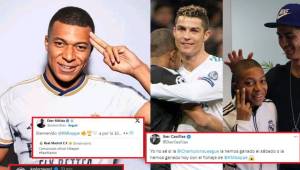 Kylian Mbappé recibió muchos mensajes luego de confirmarse su fichaje por Real Madrid. Vean lo que escribieron Cristiano Ronaldo y Keylor Navas.