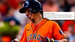 Mauricio Dubón firma nuevo contrato con los Astros de Houston para el 2023: asciende su salario al doble