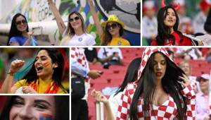 Las<b> aficionadas más bellas del Mundial </b>han aparecido en todos los partidos y han usado todos los colores.