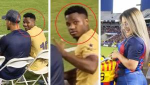 ¿Le dio un regalo? Los airados gritos de una hondureña al jugador del Barcelona, Ansu Fati; la genial reacción del crack y el ofrecimiento de baleadas