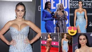 La preciosa modelo impactó con sus looks en la edición número 23 de los Premios Latin Grammy que se le entregaron a varios artistas en Las Vegas, Nevada.